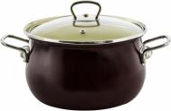 Кастрюля с крышкой Emalia Olkusz 4,0 л вишневая 3LX20E102
