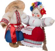Куклы интерьерные Свадебная пара 58х54 см