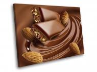 Картина Шоколад с миндалем 40x30 см WallArt 54645-1.1 Картина Шоколад с миндалем 40x30 см WallArt 54645-1.1