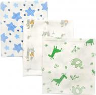 Пеленки Модний Карапуз ситцевые 90х100 см белый с принтом 03-01001-0