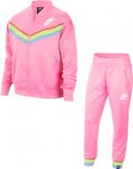 Спортивный костюм Nike G NSW HERITAGE TRK SUIT CU8294-654 р. M розовый