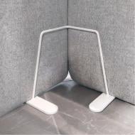 Тримач екрану пiдлогового Nowy Styl NH9014 нижнiй кутовий white Тримач екрану пiдлогового Nowy Styl NH9014 нижнiй кутовий white