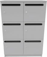 Локер Nowy Styl 3 800х445х1155 мм 1409-230 серый