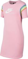 Платье Nike G NSW HERITAGE FT SS DRESS CU8295-654 р.XL розовый