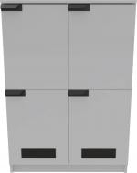 Локер Nowy Styl 2800х445х1155 мм 1409-229 серый