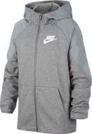 Джемпер Nike B NSW MIXED MATERIAL FZ CU9222-091 р. S серый