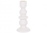 Подсвечник керамический белый 7,5x15,5 см BonaDi