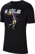 Футболка Nike LBJ M NK DRY TEE LOGO CV1048-011 р.XL черный