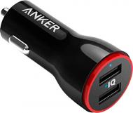 Автомобільний зарядний пристрій Anker PowerDrive 2 V3 Black