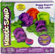 Набор для лепки песком Wacky-Tivities Kinetic Sand Doggy фиолетовый зеленый формочки 340 г 71415Dg