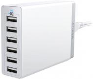 Зарядний пристрій Anker PowerPort 6 60W USB Power IQ V3