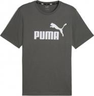 Футболка Puma ESS LOGO TEE 58666769 р.2XS сірий