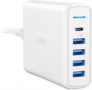 Зарядний пристрій Anker PowerPort Speed PD 5 60W 1xPD & 4xPIQ V3 White