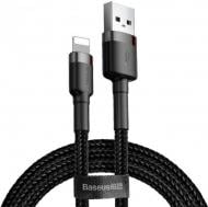 Кабель BASEUS USB to Lightning 2.4A (CALKLF-BG1) 1 м сірий із чорним (948094)