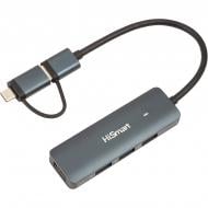 USB-хаб PowerPlant USB 3.0 - 4 x USB 3.0