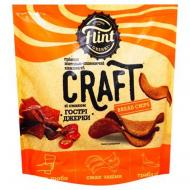 Грінки Flint житньо-пшеничні хвилясті Гострі джерки Craft Bread chips 90 г