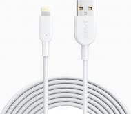 Кабель Anker USB – Apple Lightning 3 м white (A8434H21) V2 PowerLine II