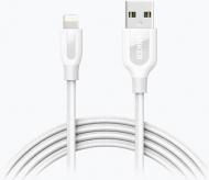 Кабель Anker USB – Apple Lightning 1,8 м white (A8122H21/A8122G21) Powerline plus V3