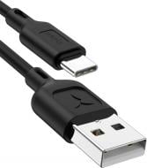 Кабель T-PHOX Type-C – USB 2.0 1,2 м черный (T-C829 Black)