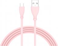 Кабель T-PHOX USB – microUSB 1 м рожевий (T-C817 Pink)