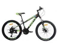 Велосипед Forte чорний із зеленим STRIKER