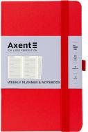 Дневник недатированный красный клетка Axent Partner Strong A5 8602-21-05-a