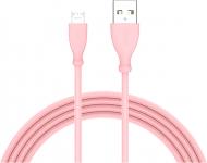 Кабель T-PHOX USB – microUSB 1 м розовый (T-M817 Pink)