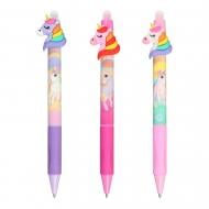 Ручка гелевая ZiBi Пиши-стирай 0,5 мм UNICORN KIDS Line ZB.2214-99
