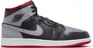 Кроссовки мужские демисезонные Jordan AIR JORDAN 1 ID DQ8426-006 р.46 черно-серые