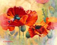 Репродукция Романтизм Poppy Passion 60x80 см RozenfeldArt RZF-292