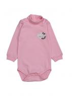 Боди-гольф для девочки Luna Kids Котик р.80 розовый 0100