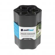 Бордюрная лента Cellfast волнистая 25 см х 9 м графит (30-054)