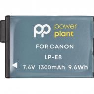 Акумулятор PowerPlant Canon LP-E8H 1300mAh 1300мА*год (CB971244)