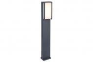 Светильник уличный напольный Lutec QUBO 3000K Bollard IP44 темно-серый 7193001118