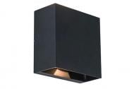 Светильник уличный настенный Lutec GEMINI BEAMS 3000K Wall Up & Down IP44 черный 5104003012