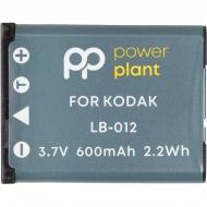 Аккумулятор PowerPlant Kodak LB-012 600mAh 600мА*ч (CB971237)