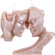 Свічка декоративна Закохана пара 9х10 см 120 г Pako-If