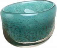 Ваза стеклянная Гутняр Овал 22 см зеленая