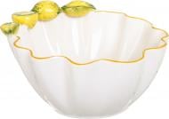 Салатник Fiora Lemons 15,3 см белый с желтым