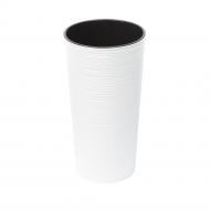 Вазон пластик LILIA DLUTO 25х47 см круглий білий матовий 9,5 л Lamela (9057269)