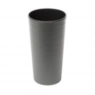 Вазон пластик DLUTO 25х47 круглый графит 9,5 л Lamela (9507269)