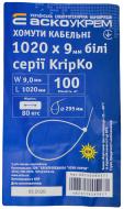 Стяжка кабельная АСКО-УКРЕМ 1020х9 мм серии KripKo, уп.-100 шт, белый белый