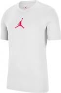 Футболка Jordan M J JUMPMAN DFCT SS CREW CW5190-100 р.S білий