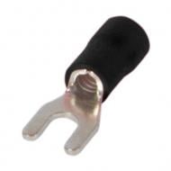 Наконечник вилковий ізольований E.NEXT e.terminal.stand.sv.5,5.8.black 4-6 чорний s2036052