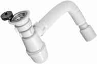 Сифон для умывальника SoloPlast "Тюльпан" Т-0215 ??(Разборный патрубок)