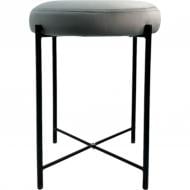 Пуф TWINSANN Motty 500х410 мм серый/черный