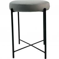 Пуф TWINSANN Motty 500х410 мм светло-серый/черный