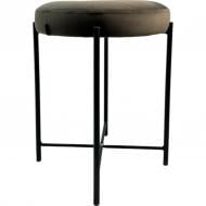 Пуф TWINSANN Motty 500х410 мм коричневий/чорний