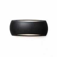 Світильник вуличний настінний FUMAGALLI Francy Opal E27 IP66 чорний