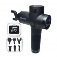 Пистолет массажный EasyFit Percussio с 6 насадками (EFIP6BK)